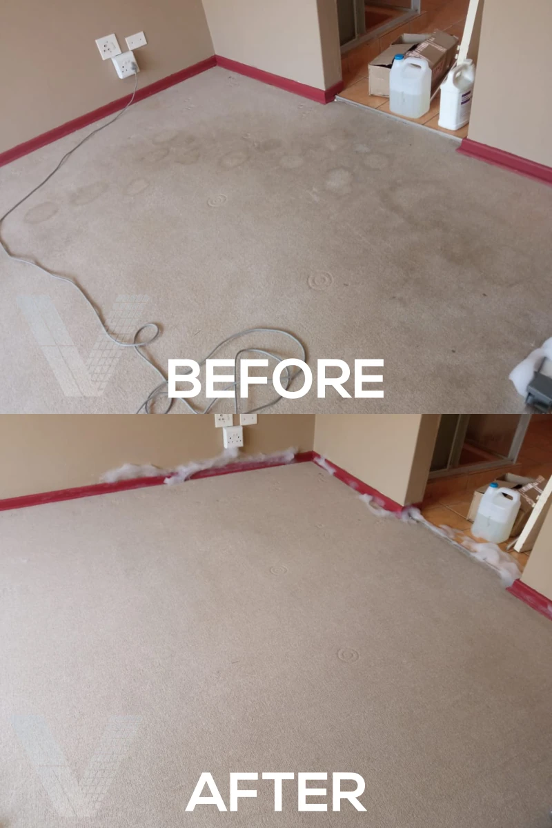 Before and after cleaning in Johannesburg
