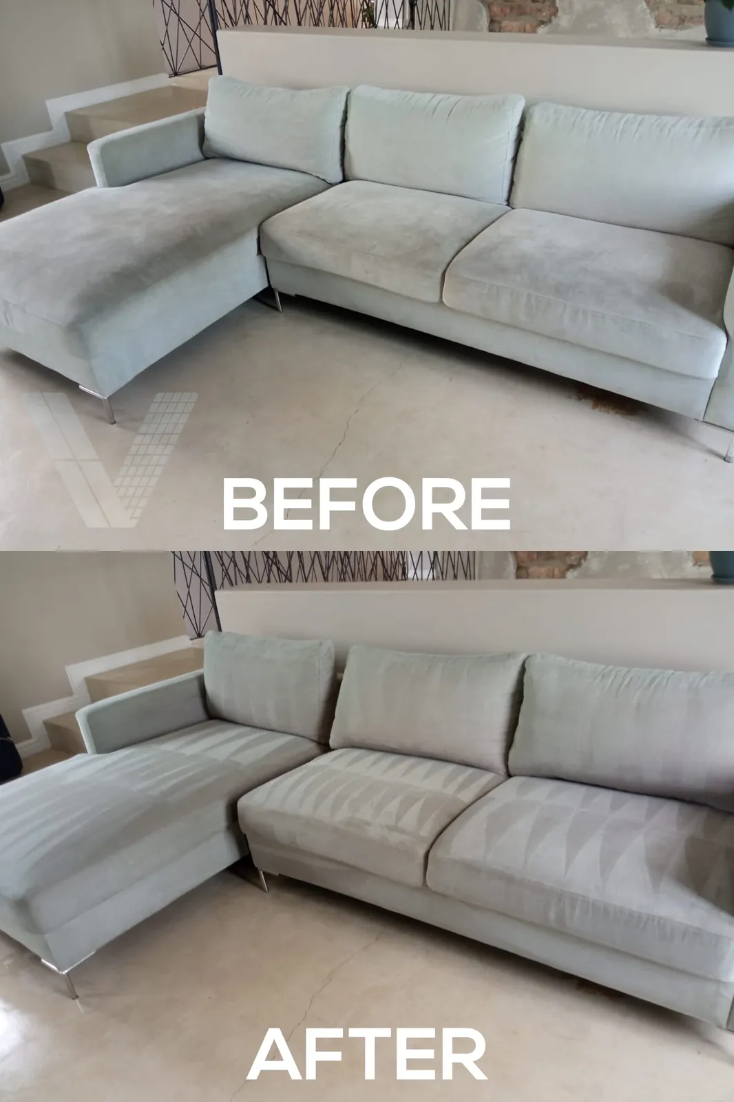 Vilux Cleaning before and after results